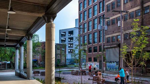 WBF exterior courtyard