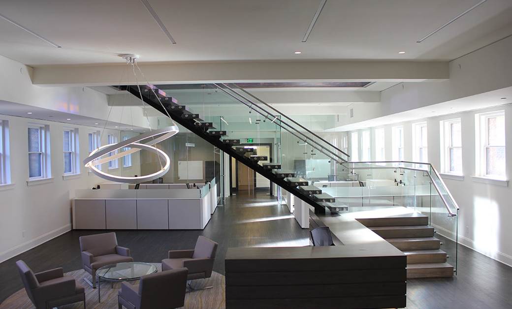 Olympic staircase and lobby