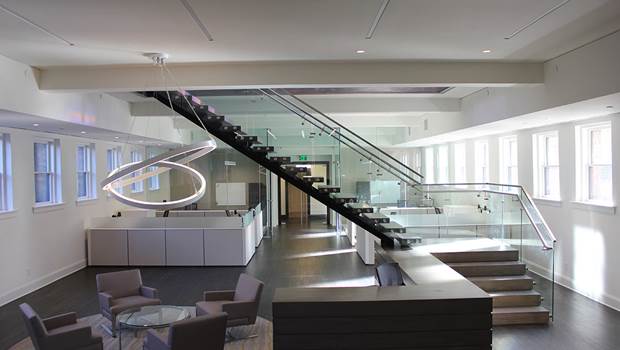 Olympic staircase and lobby